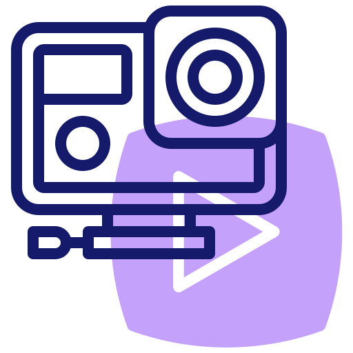 Action camera icon