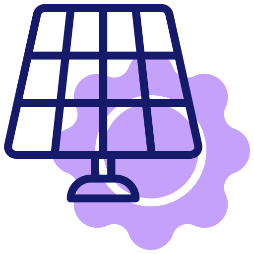 Solar panel icon