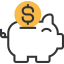 Piggy bank icon 64x64