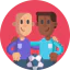 Soccer players ícono 64x64
