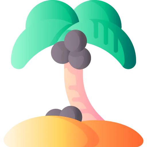 Coconut tree icon
