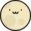 Full moon icon 64x64
