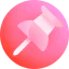 Push pin ícone 64x64