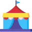 Circus tent icon 64x64