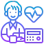 Blood pressure gauge icon 64x64