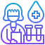 Blood test icon 64x64