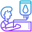 Blood transfusion icon 64x64