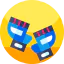 Gym gloves icon 64x64