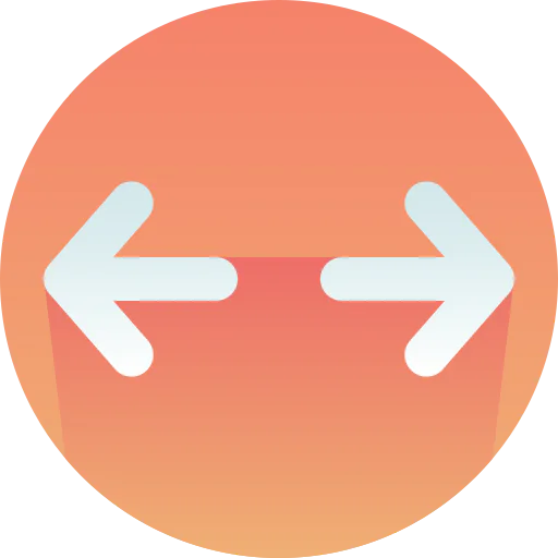Left right icon