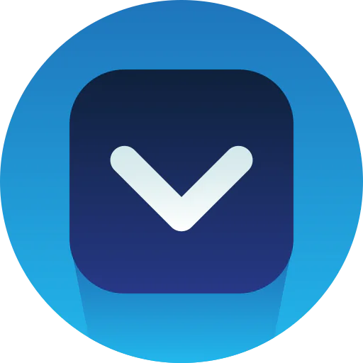 Down indicator icon
