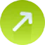 Diagonal arrow Symbol 64x64