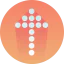 Straight arrow icon 64x64