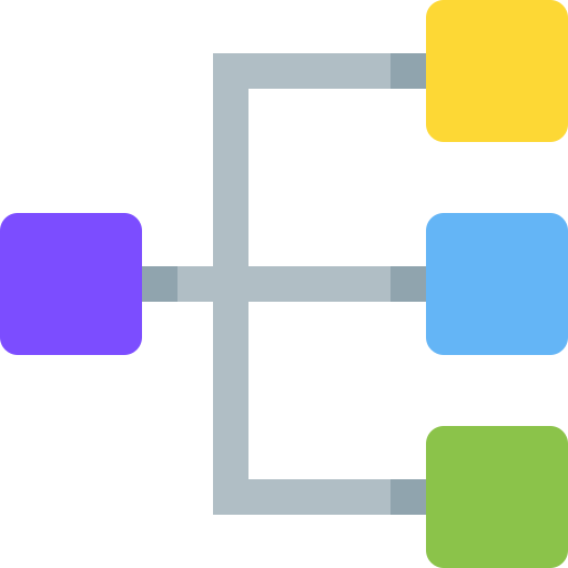 Flow chart icon