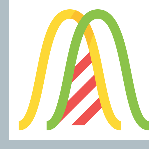 Line graph icon