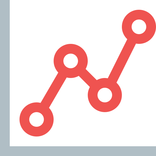 Line chart icon