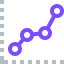 Line chart biểu tượng 64x64