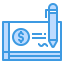 Cheque icon 64x64
