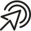Click Cursor Symbol 64x64