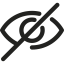 Invisible Symbol icon 64x64