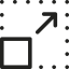Resize Square and Arrow biểu tượng 64x64