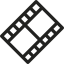 Inclined Film Strip icon 64x64