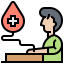 Blood donation icon 64x64