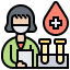 Blood test icon 64x64