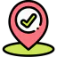 Location pin biểu tượng 64x64