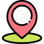 Location pin biểu tượng 64x64