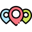 Location pin biểu tượng 64x64