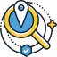Location pin biểu tượng 64x64