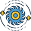 Black hole icon 64x64