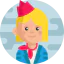 Stewardess icon 64x64