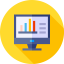 Bars chart icon 64x64