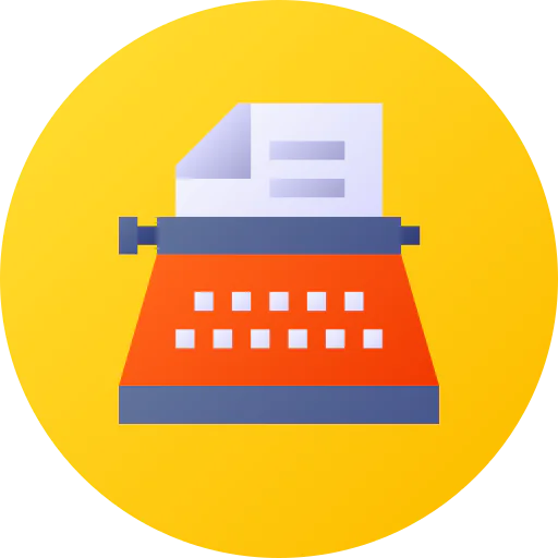 Typewriter icon