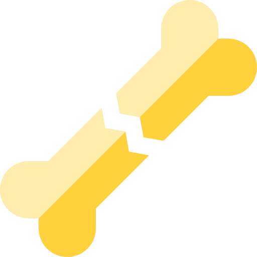 Broken bone icon
