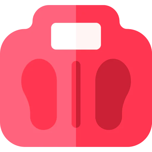 Weight scale icon