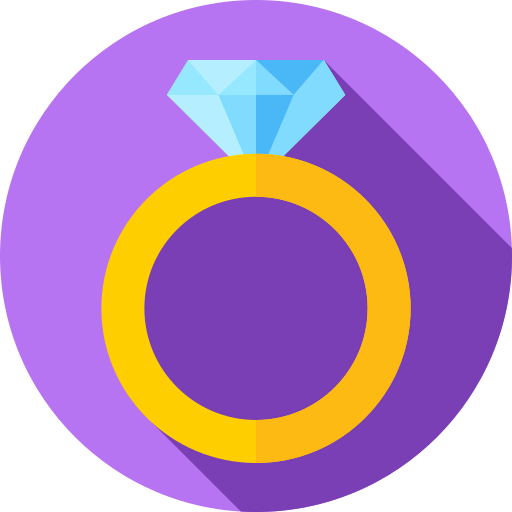 Diamond ring icon