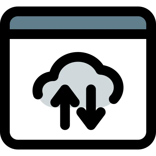 Cloud server icon