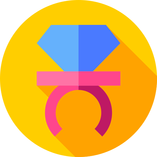 Diamond ring icon