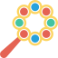 Baby rattle icon 64x64