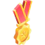 Gold medal icon 64x64
