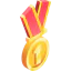 Gold medal icon 64x64