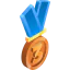 Bronze medal icon 64x64