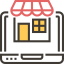 Online shop icon 64x64