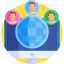 Global network icon 64x64