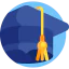 Graduation cap icon 64x64