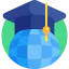 Global education icon 64x64