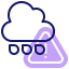 Acid rain icon 64x64