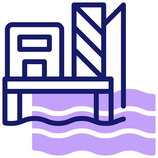 Offshore platform icon